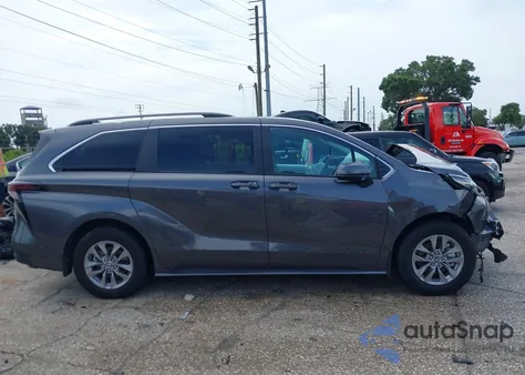 2025 Toyota Sienna Le из США, поврежденный, VIN 5TDBSKFC7SS160831